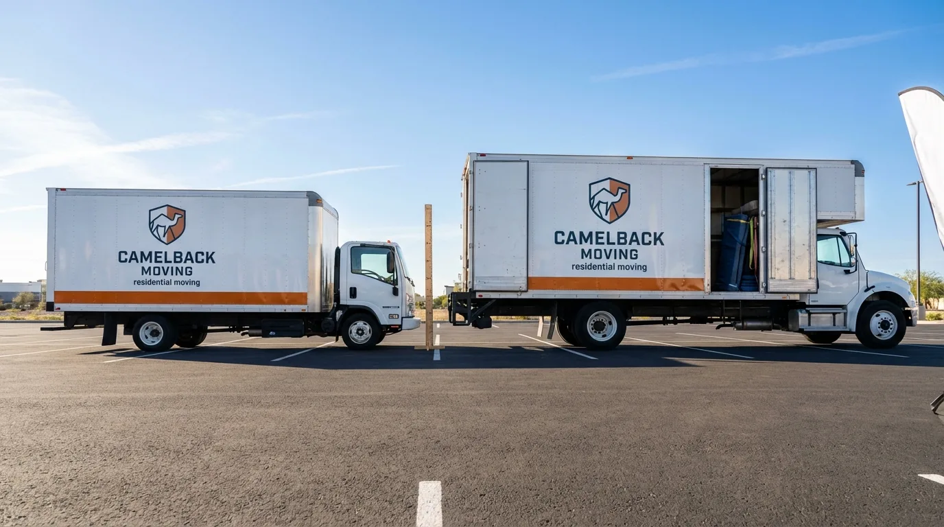 Moving truck size capacity guide in Shelter Island Heights